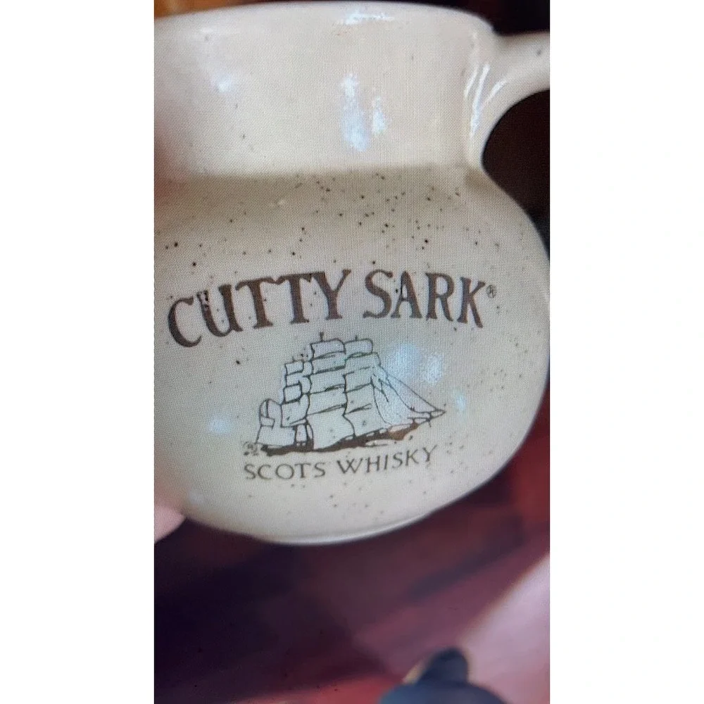 Vintage Cutty Sark Scots Whisky Ceramic Water Jug